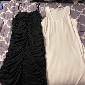 Black and white dress